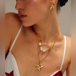 Starfish Jewelry Set – 18K Gold Plated Luxury Style